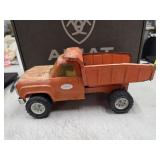 185. vintage Tonka Orange Manual Dodge Dump Truck