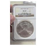 American Silver Eagle MS69 1995