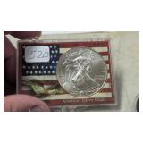 American Silver Eagle .999  - see photo for date