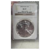 American Silver Eagle MS69 1990