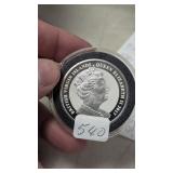 1 oz .999 Fine Silver Pegasus Virgin Islands