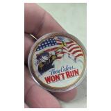 Painted Silver Eagle .999 1 oz