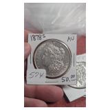 Morgan Dollar 1878 S AU