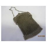 Silver Mesh Change Purse 2 1/2' x 4'