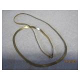 Sterling Milor Italy Gold Plated Necklace 24
