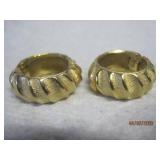 Trifari Gold tone earrings