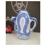 66. Vintage Chinese Dragon Teapot signed