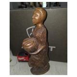 68. Vintage hand-carved wooden sculpture African
