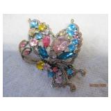 Multicolor Large Butterfly Pin 3.75
