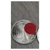 American Silver Eagle .999 1 oz Fine 1989