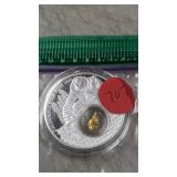 .999 1 oz Silver Round  Gold Rush (rare)