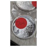 .999 1 oz Silver Round Buffalo Chief