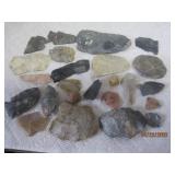 Prehistoric Artifact Napped Points & Knives