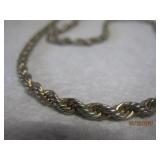 14K Gold filled Rope Chain Necklace - 20