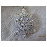 Turtle w/ Iridescent Stones - 24