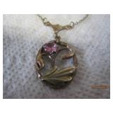 12k GF Lavaliere Necklace - 20