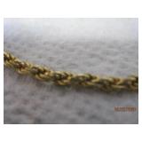 Sterling Italy Gold Plated Necklace - 28