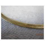 Italy Sterling Gold Plated Necklace - 18