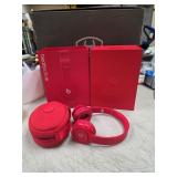 red Beats by Dr. Dre Solo HD headphones