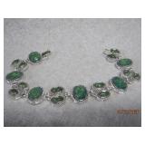 Napier Green Gem Bracelet - 7.5