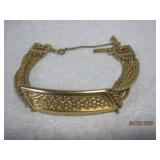 Monet Gold tone Chain Bracelet - 8