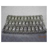 2' Wide Band Rhinestone Bracelet