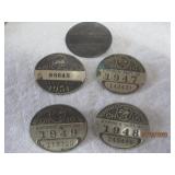 1949-1951 Chauffeur Badges