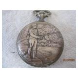 Fishing Scene 17J Watch Ring