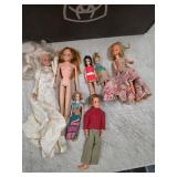 Vtg early barbie etc doll lot