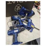 Drill Master 18V Cordless Tool Combo Kit