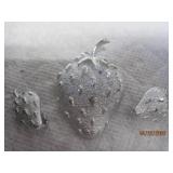 3 Pc Strawberry Pin & Earrings Set