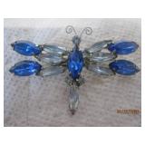 Twilight Blue Butterfly Pin - 2.25