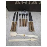 Faux Antler Stainless Flatware