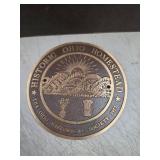 bronze commemorative plaque 'Historic Ohio