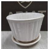 vintage McCoy Pottery bamboo pattern planter