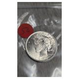 Peace Dollar 1923 BU