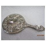 Silver Plate Like New Hand Mirror - 9'