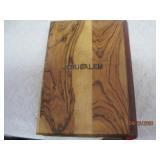 Wood Cover Jerusalem Bible