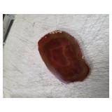 Vtg Red Agate Healing Stone Large Geode