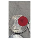Peace Dollar 1922 AU to UNC