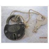 Mini Corbin Padlock w/ key - 1.5