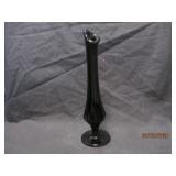 12' Black Fenton Sling Vase