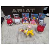 Lot of various pokemons and mario