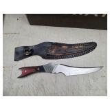 Full Tang Upswept Point Hunter Skinner knife