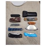 Vtg assorted lot of rare pocket knives