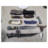 Vtg assorted lot of rare pocket knives