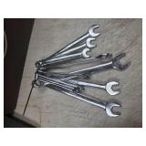 set of combination wrenches job smart