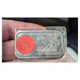 1 ozt Fine SIlver Bar .999