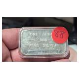 1 ozt Fine SIlver Bar .999
