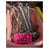 Assorted sizes wrenches